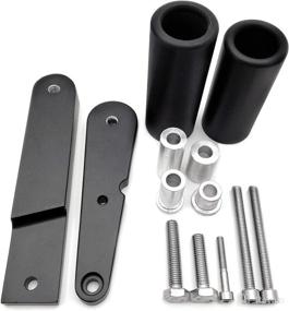 img 4 attached to AfterMokit Black Replacement Frame Sliders with Acetal Pucks for 2009-2011 Kawasaki Ninja 650 650R EX650