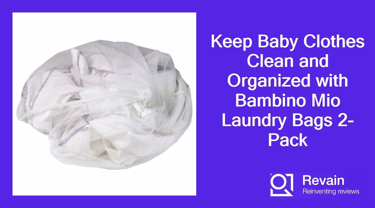 Article Keep Baby Clothes Clean and Organized with Bambino Mio Laundry Bags 2-Pack