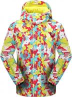 stay warm and dry on the slopes with phibee girls' waterproof ski jacket logo