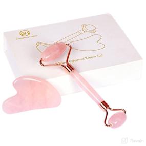 img 4 attached to 💎 Revitalize Your Skin with the Jade Face Roller Gua Sha Face Tool