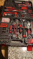 img 1 attached to 🔧 Eastvolt 218-Piece Household Tool Kit: Complete Auto Repair Set for Homeowners - Hammer, Pliers, Screwdrivers, Sockets, and Storage Case review by Joshua Sharma