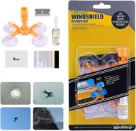 🚗 car windshield repair kit: fix glass windshield cracks, chips, and scratches with pressure syringes, for half-moon, bulls-eye, and star-shaped damage логотип