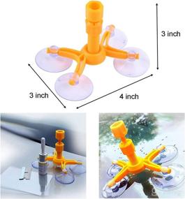 img 1 attached to 🚗 Car Windshield Repair Kit: Fix Glass Windshield Cracks, Chips, and Scratches with Pressure Syringes, for Half-Moon, Bulls-Eye, and Star-Shaped Damage