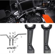 🏍️ lvoup motorcycle handlebar risers for 2020-2022 harley pan america 1250/pan america 1250s - black логотип