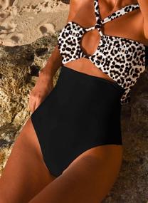 img 1 attached to 👙 Ioiom Waisted Bathing Monokini: Stylish Swimsuits for Women's Clothing and Cover Ups