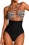 👙 ioiom waisted bathing monokini: stylish swimsuits for women's clothing and cover ups logo