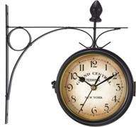 7"/18cm wichemi wall clock - retro station clock with 360° rotation for home decor logo