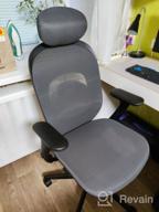 img 1 attached to 🪑 Xiaomi YMI Office Computer Chair with Textile Upholstery in Black - Ergonomic and Stylish for Maximum Comfort review by Gabriela Pawowska ᠌