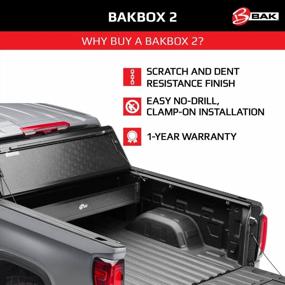 img 1 attached to Fold-Away Utility Box 92321 For 2015 - 2020 Ford F-150 All Beds | BAK BAKBox 2