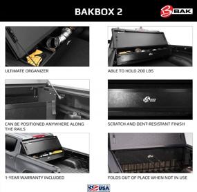 img 2 attached to Fold-Away Utility Box 92321 For 2015 - 2020 Ford F-150 All Beds | BAK BAKBox 2