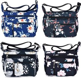 img 3 attached to 👜 Fabuxry Women's Shoulder Bag and Wallet Set - Crossbody Messenger Handbags for Women