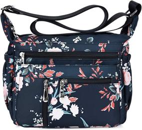 img 4 attached to 👜 Fabuxry Women's Shoulder Bag and Wallet Set - Crossbody Messenger Handbags for Women