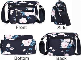 img 2 attached to 👜 Fabuxry Women's Shoulder Bag and Wallet Set - Crossbody Messenger Handbags for Women