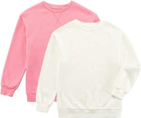 img 4 attached to UNACOO Unisex Crewneck Pullover Sweatshirts Boys' Clothing - Fashion Hoodies & Sweatshirts