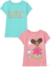 img 4 attached to Childrens Place Toddler Graphic Princess Apparel & Accessories Baby Girls