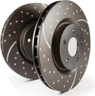 enhance your vehicle's performance with the ebc brakes gd1386 3gd series dimpled and slotted sport rotor логотип