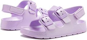 img 2 attached to Weestep Toddler Little Lightweight Sandal Boys' Shoes ~ Sandals