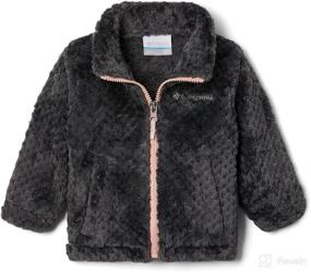 img 4 attached to Columbia Girls' Fire Side Sherpa Full 🔥 Zip: Cozy Warmth and Comfort for Active Adventures