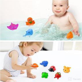img 1 attached to Colorful Toddlers Floating Bathroom Swimming