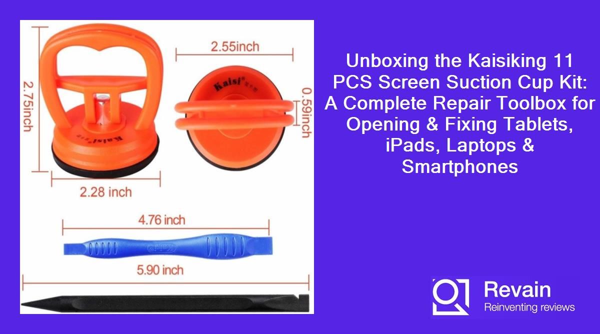 Unboxing the Kaisiking 11 PCS Screen Suction Cup Kit: A Complete Repair Toolbox for Opening & Fixing Tablets, iPads, Laptops & Smartphones