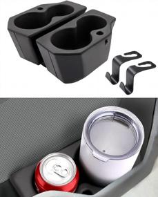 img 4 attached to JoyTutus Car Door Cup Holder - Compatible with Ram 1500-5500 (2009-2018) & Ram 2500-5500 (2019-2022) - Left & Right Foam Cup Holders - Replacement for 5NN24XXXAA/1LD23XXXAA - 2PCS Set