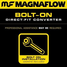 img 2 attached to 🔧 MagnaFlow 50899 Large Stainless Steel Catalytic Converter - Ideal Direct Fit Solution