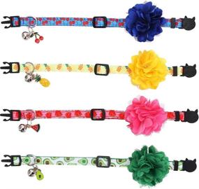 img 3 attached to Collar Breakaway Flower Adjustable Safety Cats