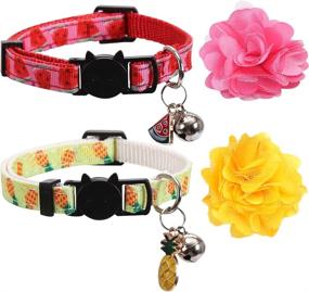 img 2 attached to Collar Breakaway Flower Adjustable Safety Cats