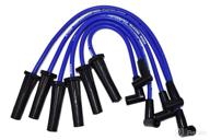 🔌 a-team performance 8.0mm silicone spark plug wires with 90-degree black boot for ford truck 6 cylinder 250 300 4.9l blue - compatible with hei distributor логотип