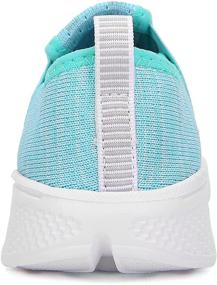 img 1 attached to Hecodi Lightweight Breathable Sneakers Laceless Girls' Shoes ~ Athletic