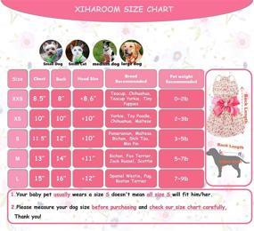 img 3 attached to 🌸 MSNFOASM 2pcs: Stylish Spring Summer Puppy Dog Dress with Cute Colored Sunflower Dog Bow Skirt for Small Girl Dogs