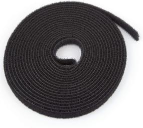 img 3 attached to 🔥 Fire Retardant Reusable Cable Ties Roll - Heat Resistant, Cut to Length, 1/2" Wide, 16ft Long - Black