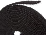 🔥 fire retardant reusable cable ties roll - heat resistant, cut to length, 1/2" wide, 16ft long - black logo