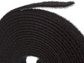 img 4 attached to 🔥 Fire Retardant Reusable Cable Ties Roll - Heat Resistant, Cut to Length, 1/2" Wide, 16ft Long - Black