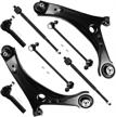 upgrade your ride: lsailon 8-piece front suspension kit for chrysler town & country and dodge grand caravan. logo