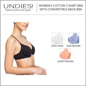 img 2 attached to Comfortable And Versatile: Undies.Com Women'S Cotton T-Shirt Bra With Convertible Back