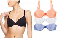 comfortable and versatile: undies.com women's cotton t-shirt bra with convertible back logo