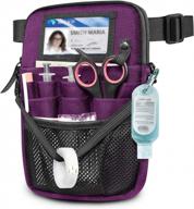 sithon fanny pack medical gear pocket belt bag for nurse stethoscope, bandage supplies with tape holder utility waist pack logo