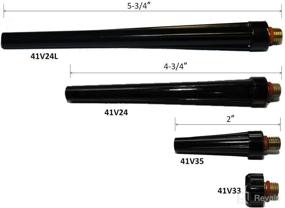 img 3 attached to 🔥 Enhance Welding Efficiency with RIVERWELD TIG Back Caps (Long, Medium, Short) - 41V24, 41V35, 41V33: Compatible with SR PDA DB WP 9 20 25 TIG Welding Torch - 10pcs Pack