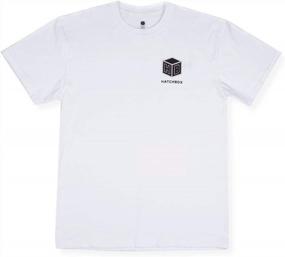 img 4 attached to Удобная и классическая: мужская футболка HATCHBOX из 100% хлопка с круглым вырезом и короткими рукавами