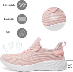 img 3 attached to Womens Sneakers Running Shoes Lightweight Women's Shoes ~ Athletic