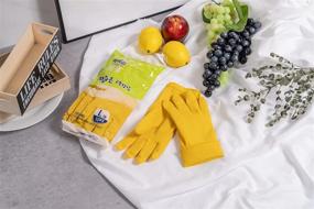 img 1 attached to Reusable Waterproof Household Dishwashing Cleaning Cleaning Supplies