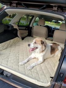 img 8 attached to USA-Made Extra Large Black SUV Cargo Liner For Dogs By 4Knines - Perfect For Protecting Your Vehicle!