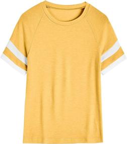 img 2 attached to Apbondy T Shirts Sleeve Summer Blouse Girls' Clothing : Tops, Tees & Blouses