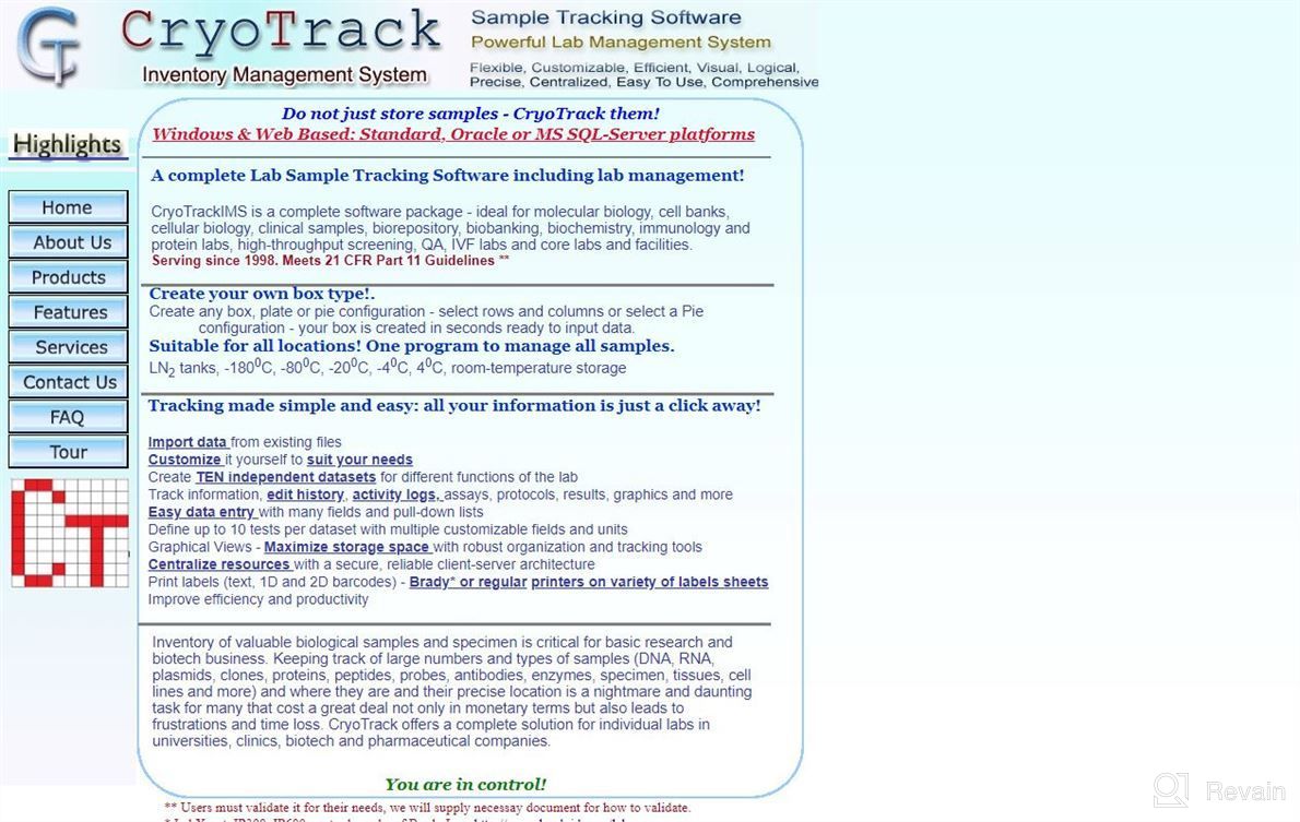 img 1 attached to CryoTrack IMS review by David Pirlet