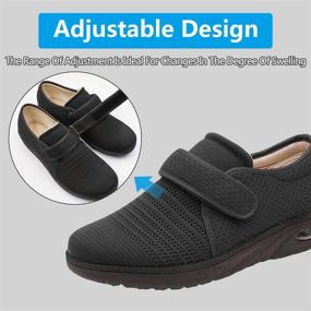 img 3 attached to 👟 MEJORMEN Diabetic Women's Athletic Shoes - Breathable and Adjustable Sneakers