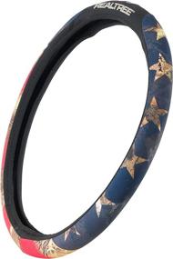 img 2 attached to 🔍 Optimized Search: Realtree Edge Camo/Americana Steering Wheel Cover – Ideal for Trucks, Cars, and SUVs