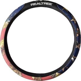 img 4 attached to 🔍 Optimized Search: Realtree Edge Camo/Americana Steering Wheel Cover – Ideal for Trucks, Cars, and SUVs