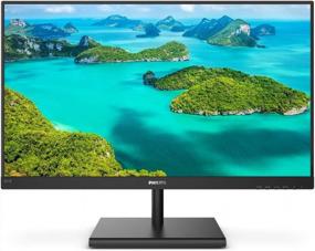 img 4 attached to Philips 241E1S Frameless LED Monitor 🖥️ - 1920X1080, 75Hz, Flicker-Free, Blue Light Filter