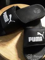 img 1 attached to 👟 PUMA Kids' Unisex Velcro Slide Sandals - Boys' Shoes review by Covey Palmer